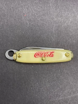Vintage Coca Cola Keychain Mini Knife Advertising  - Image 1 of 4