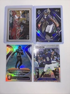 Baltimore Ravens 27 Card NICE Lot Lamar Jackson Numbered RCs Prizms Inserts++ - Picture 1 of 9