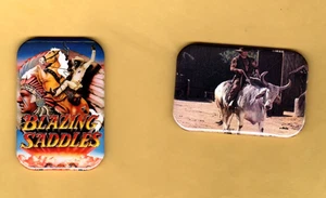BLAZING SADDLES    2  REFRIGERATOR MAGNET  2" X 3"  WITH ROUNDED CORNER - Picture 1 of 4
