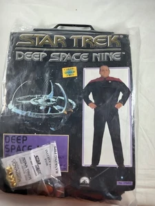 Star Trek uniform shirts men Deep Space 9 w/ ranking pips and emblem 2xl turquoi - Picture 1 of 2