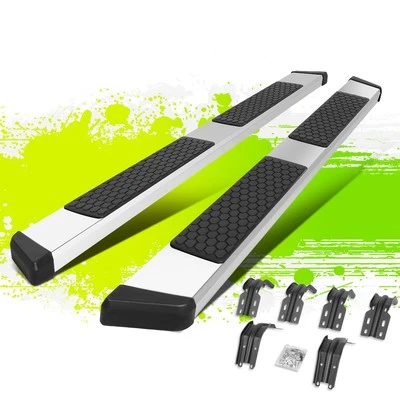 5.5" Polished Step Flat Running Boards for Ford F250-550 SD Extended Cab 99-16 - Image 1 of 4