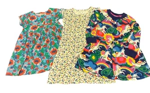 Mini Boden Girls Dresses & Nightgown Sz 3-4 4-5 Flowers Unicorns Rainbows 3 Pcs - Picture 1 of 14
