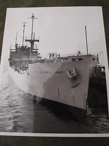 VINTAGE STEAMSHIP PHOTO NAVY SGT CURTIS F SHOUP SHIP - Picture 1 of 1