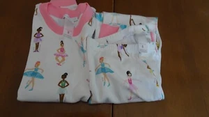 Pottery Barn Kids Ballerina positions 8 tight fit pajamas 2 piece photo sample 2 - Picture 1 of 3