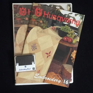 Husqvarna Viking Embroidery Designs Card # 16 for Rose Iris Scandinavia - Picture 1 of 13