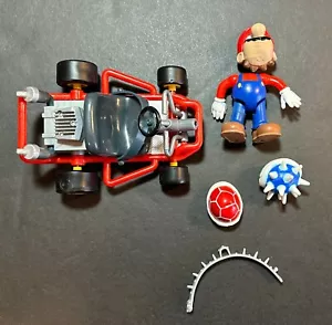 Toy Biz 1999 Mario Kart 64 Red Kart PLUS extras parts, Shells, Mario, belt - Picture 1 of 10
