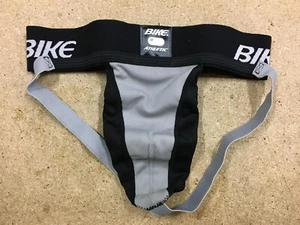 NEW BIKE ATHLETIC STRAP SUPPORTER JOCKSTRAP W/CUP POUCH TEEN MEDIUM BTCP11 - Picture 1 of 3