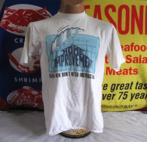 HOME MIGLIORATE TV Promo Vintage Stanley Desantis T Shirt Uomo Lrg TOOL MAN TV - Foto 1 di 6