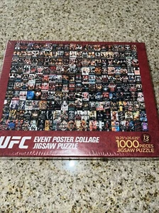 EXTREMELY RARE 2000 UFC Event Poster Collage 1000pc Jigsaw Puzzle - SEALED - Imagen 1 de 3
