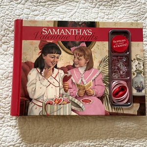 American Girl SAMANTHA'S VALENTINE Crafts BOOK w/ supplies to start 6 crafts NEW - Picture 1 of 7