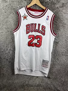 Camiseta deportiva Michael Jordan Mitchell Ness febrero 1998 All Star White Bulls talla 2XL - Imagen 1 de 10