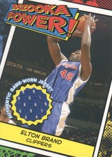 2005-06 Topps Bazooka Power Relics #EB Elton Brand JERSEY