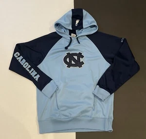 Columbia UNC University Of North Carolina Fleece Hoodie Mens M Blue Tar Heels - Picture 1 of 10