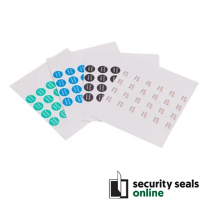 12mm Round Destructible Eggshell VOID label, Pack of 100 - Picture 1 of 7