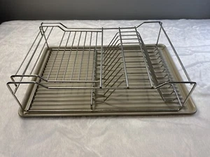 Dish Drainer Drying Rack Stainless 2 Piece Large - Picture 1 of 7