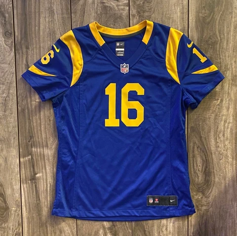 Women's Nike Los Angeles Rams Jared Goff NFL Football Jersey Royal Blue Medium Cover