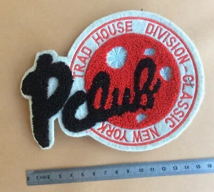 Écusson PCLUB NEW YORK TRAD HOUSE DIVISION Vintage Patch Tissu Insigne - Imagen 1 de 2