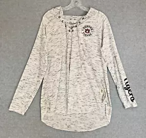 NWT Auburn Tigers Hoodie Womens XL Classic Lace-Up Long Sleeve Lightweight Shirt - Picture 1 of 10