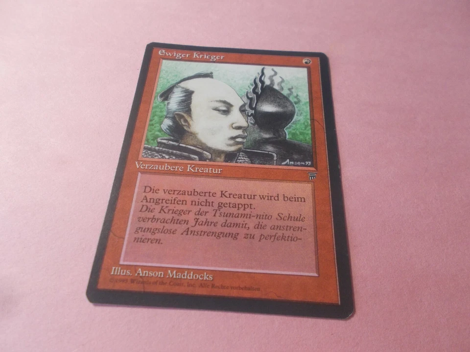 Eternal Warrior x1 MTG Legends Uncommon Red Instant LP German - Image 1 of 1