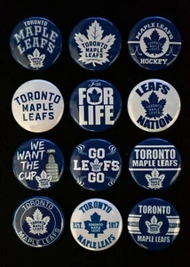 Toronto Maple Leafs Hockey - 1" Pinback Buttons - Bild 1 von 2