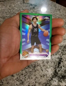 2023-24 Topps Chrome COLBY JONES Green RC Rookie Refractor /99, Kings, #91 - Picture 1 of 3