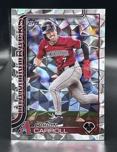 Corbin Carroll 2025 Topps Series 1 Diamante Foil Arizona Diamondbacks - Bild 1 von 2