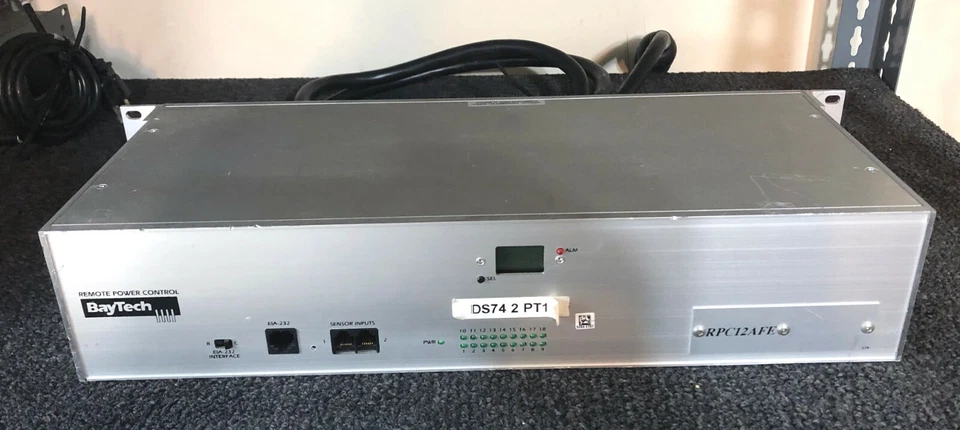 BayTech RPC12AFE 18 Outlet Remote Power Control - 230V Max Load - 12A per outlet - Image 1 of 4