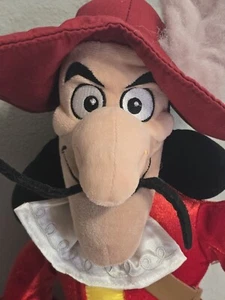 20 Zoll Disney Store Authentisch Captain Hook Plüschtier Stofftier Peter Pan Pirat Puppe - Bild 1 von 9