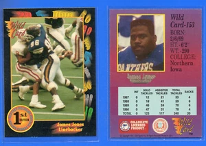 1991 Wild Card Draft Football #153 James Jones - Picture 1 of 1