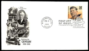 1998 Jim Thorpe FDC Celebrate the Century 1910's ArtCraft Cachet - Picture 1 of 2