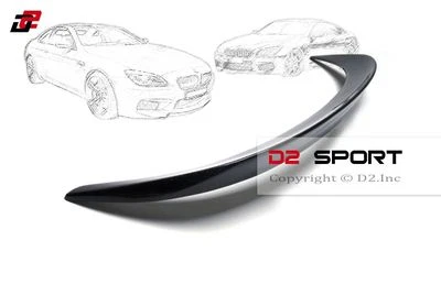 Carbon Fiber 3D Trunk Spoiler fit 2012-2019 BMW F06 F13 640i 650i M6 Grand Coupe - Image 1 of 3