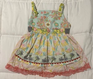 Matilda Jane Set Meadow Knot Top Hello Lovely Size 6 - Picture 1 of 2