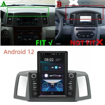 10.1''Android 12 Car Stereo Radio GPS Head Unit For Jeep Grand Cherokee 2004-07 - image 1 of 4