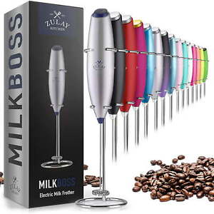 Zulay High Powered Milk Frother Foam Maker for Lattes Matcha Frappe & More