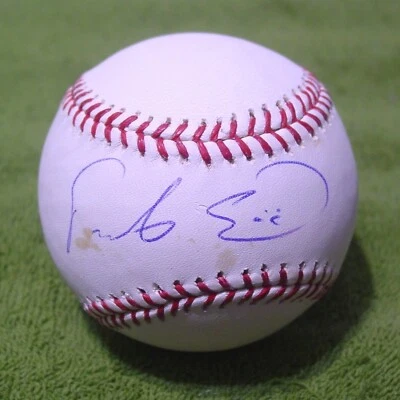 FAUSTO CARMONA - PELOTA DE BÉISBOL OML firmada/autografiada - Indios de Cleveland con certificado de autenticidad Foto 1 de 4