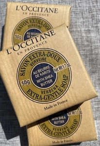 L'Occitane Travel Set of 3 Verbena Extra Gentle Soap Bars 50g 1.7 oz Each - Picture 1 of 3