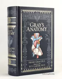 GRAY'S ANATOMY by Henry Gray Deluxe Collectible Bonded Leather *NEW SEALED* - Picture 1 of 18