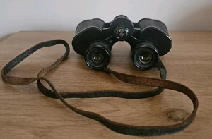 Vintage Binoculars with Original Leather Strap. Good Working Order 8 Mag X 25Mm - Picture 1 of 12