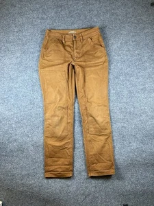 REI Co-op Pants Women’s Size 4 Brown Trailsmith Double Knee Canvas Outdoor - Picture 1 of 14