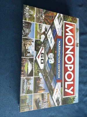 Monopoly Warrington Edition Board Game By Hasbro 2022 Brand New In Sealed Box - Image 1 of 2