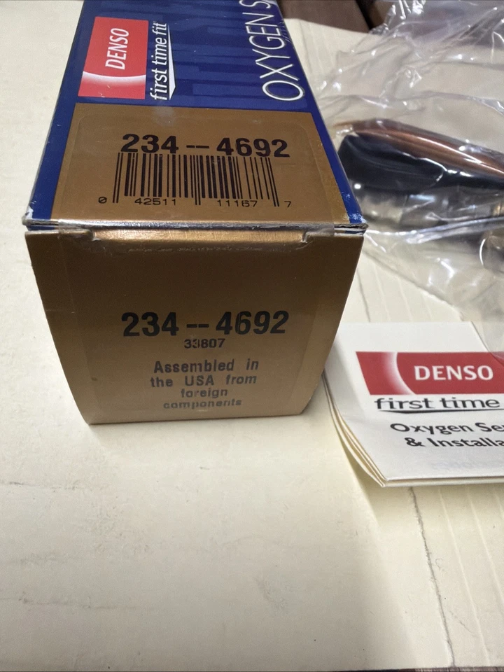 Denso 234-4692 - Sensor de oxígeno 4 cables, ajuste directo para Hyundai Elantra Accent 95- Foto 1 de 4