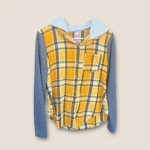 Girls Plaid Hoodie - Picture 1 of 5
