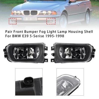 Pair Front Bumper Fog Light Lamp Housing Shell For BMW  BMW Z3  1997-2001 - Image 1 of 4