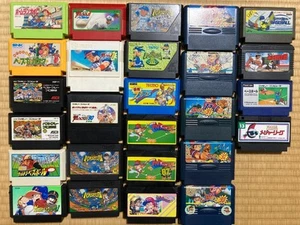 Baseball software Lot of 26 Nintendo Family Computer Famicom Video Games Famista - Picture 1 of 6