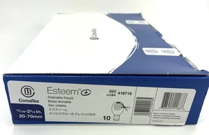 Convatec 416718 Esteem Drainable Pouch 13/16-2 3/4 in (20-70mm) Exp 2028 - Picture 1 of 6