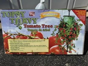 Topsy Turvy Upside Down Tomato Tree with Stand 5 Feet Tall Patio Garden New - Picture 1 of 2