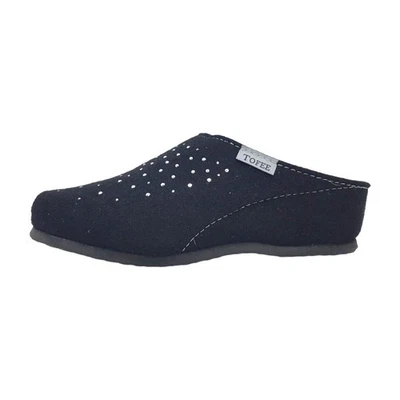 Tofee Damenschuhe Hausschuhe Schwarz Freizeit