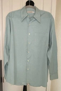 Retrospettiva Manifattura Italiana Herren Hemd Gr. L mintblau/grün - Bild 1 von 7