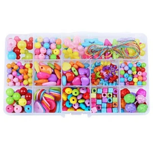 DIY Handgemachte Perlen Spielzeug Kinder Perlen Accessoire Set Handgewebte 9200 - Bild 1 von 19