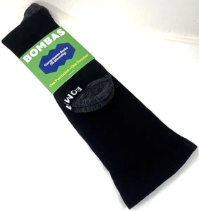 One Pair Bombas Men’s Size XL Black Knee Hi Midweight Compression Socks - Picture 1 of 6